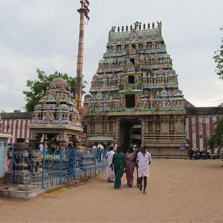 Raahu-Navagrahastalam-(Rahu)-–-Naganathar-Temple,-Thirunageswaram