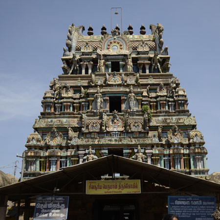 Suryan-Navagrahastalam-(Sun)-—-Sooriyanar-Kovil,-Thirumangalakudi